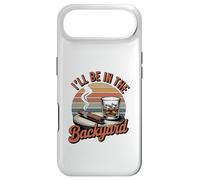Carcasa para iPhone Air Camiseta I'Ll Be in The Backyard Cigar - Bourbon Whiskey Dad