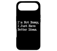 Carcasa para iPhone Air Camiseta I'm Not Bossy, I Just Have Better Ideas