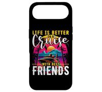 Carcasa para iPhone Air Camiseta Life is Better on a Cruise with Best Friends