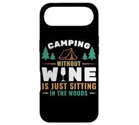Carcasa para iPhone Air Camping Without Wine Is Just Sitting In The Woods Camping