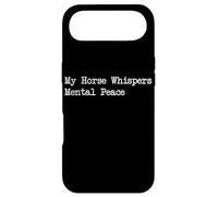 Carcasa para iPhone Air Caprichoso Ecuestre Mente Calma Caballo Humor