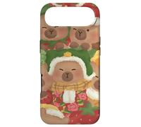 Carcasa para iPhone Air Capybara Cute Kawaii Capybaras Invierno Navidad Acuarela