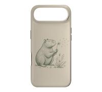 Carcasa para iPhone Air Capybara Lovers Soplando Diente de León Naturaleza Cottagecore Gráfico