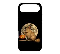 Carcasa para iPhone Air Capybara Sombrero de Bruja Jack O Lantern Calabaza Luna Escoba