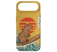 Carcasa para iPhone Air Capybara Surfing Japonés Gran Ola Kanagawa Ukiyo-e