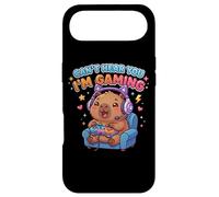 Carcasa para iPhone Air Capybaras Rodents Gaming Can't Hear You I'm Gaming Capybara