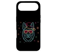 Carcasa para iPhone Air Cara de Pastor alemán gráfico de Personajes de Invierno Rosa Obturador