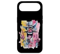 Carcasa para iPhone Air Cara Loca Doble Paz Graffiti Retrato Pop Arte Gráfico