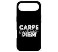 Carcasa para iPhone Air Carpe F Palabra Diem Aprovechar el día maldiciendo Divertido Ajuste Idea Vintage