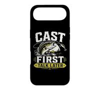 Carcasa para iPhone Air Cast First Talk Later - Gráfico de Humor de Pesca