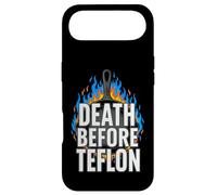 Carcasa para iPhone Air Cast Iron Skillet Cooking Death Before Nonstick Pan