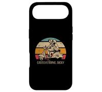 Carcasa para iPhone Air Castelvetrano Sicily - Patinete Retro con diseño de Puesta de Sol