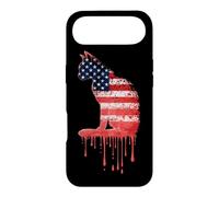 Carcasa para iPhone Air Cat American Flag USA Drip Graffiti Amante