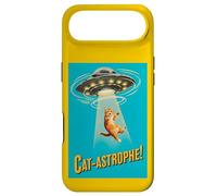 Carcasa para iPhone Air Cat-astrophe! - Póster de la película Vintage Retro de platillo Volador OVNI