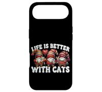 Carcasa para iPhone Air Cat Dad GNOME Life Is Better with Cats Cute Valentines