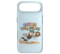 Carcasa para iPhone Air Catch The Eggs Funny Easter Bunny Buceo Atrapa Béisbol