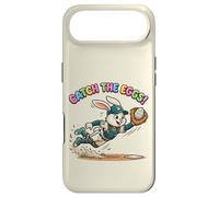 Carcasa para iPhone Air Catch The Eggs Funny Easter Bunny Buceo Atrapa Béisbol