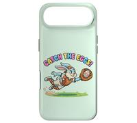 Carcasa para iPhone Air Catch The Eggs Funny Easter Bunny Buceo Catch Baseball Boys