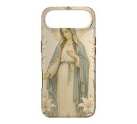Carcasa para iPhone Air Católica Virgen María Floral Oración Arte Mirada Devocional