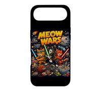 Carcasa para iPhone Air Cats Fight, Space Cats Illustration Graphic Cartoon