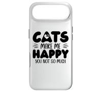Carcasa para iPhone Air Cats Make Me Happy You Not So Much Humans Make My Head Hurt