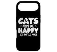 Carcasa para iPhone Air Cats Make Me Happy You Not So Much Humans Make My Head Hurt