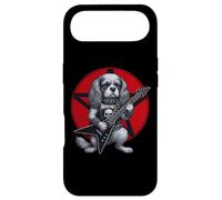 Carcasa para iPhone Air Cavalier King Charles Spaniel Heavy Metal Guitarra Rock Dog