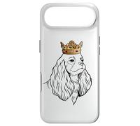 Carcasa para iPhone Air Cavalier King Charles Spaniel Perro con una Corona