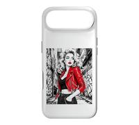 Carcasa para iPhone Air Chaqueta roja Glamour Muse Urban Alley Fashion Ink Art