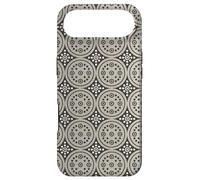 Carcasa para iPhone Air Charcoal Grey Taupe Cream Polka Dots Circles Cells PatternCh
