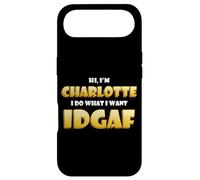 Carcasa para iPhone Air Charlotte Costume Idgaf Meme Funny Char Costume Charlottes