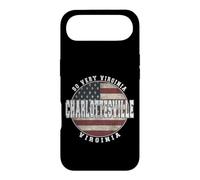 Carcasa para iPhone Air Charlottesville Virginia, Bandera Americana Vintage