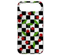 Carcasa para iPhone Air Checkerboard Cherry Classic Pattern Summer Fruit