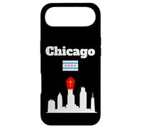 Carcasa para iPhone Air Chicago Pope Leo XIV Chicago Skyline Papa Sombrero Chicago Bandera