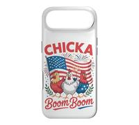 Carcasa para iPhone Air Chicka Boom Boom Divertido 4 de Julio Pollo Patriótico
