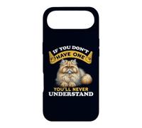 Carcasa para iPhone Air Chinchilla Gato Persa Mamá/Papá Divertido Gato Dueño Humor