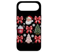 Carcasa para iPhone Air Chocolate Caliente con Lazos de Papá Noel