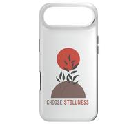 Carcasa para iPhone Air Choose Stillness Minimalist Lotus Yoga Meditation Graphic