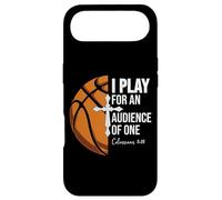 Carcasa para iPhone Air Christian Basketball Play for Audience of One Colossian 3:23