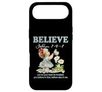 Carcasa para iPhone Air Christian Faith Believe In Christ versículo de la Biblia Niña