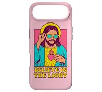 Carcasa para iPhone Air Christian Jesus Believe In The Light Anime Pop Art Rosa