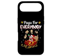 Carcasa para iPhone Air Christmas Pugs For Everybody Santa's Sleigh Pug Dog Lover