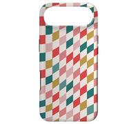 Carcasa para iPhone Air Christmas Wavy Checkered Checker Checkerboard Holiday Colors