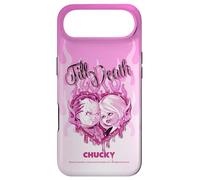 Carcasa para iPhone Air Chucky and Tiffany Till Death Flaming Heart