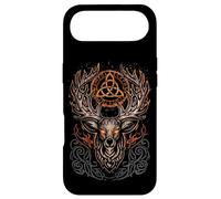 Carcasa para iPhone Air Ciervo Blanco Mitología vikinga Runas Espíritu nórdico