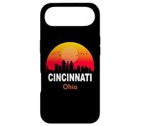 Carcasa para iPhone Air Cincinnati Ohio Vintage Sunset Retro City State USA