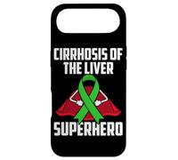 Carcasa para iPhone Air Cirrosis of The Liver Superhero Teal Ribbon