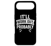 Carcasa para iPhone Air Cita de optimismo delirante Probablemente Divertida