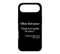 Carcasa para iPhone Air Cita de Shakespeare - Aunque Ella Sea Pero pequeña, Ella es Feroz
