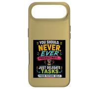Carcasa para iPhone Air Cita Divertida de procrastinación, motivación humorística